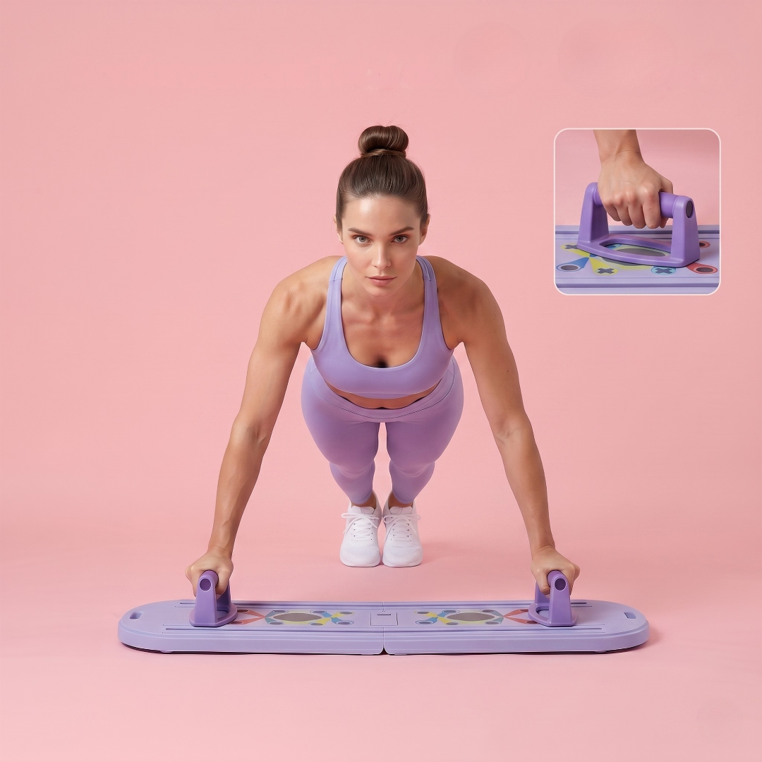 Bærbar PRO-pilatesreformer – stang, brett og motstand